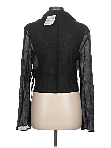 Topshop Long Sleeve Blouse (view 2)