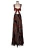 BCBGMAXAZRIA 100% Polyester Brown Cocktail Dress Size 6 - photo 1