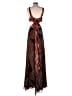 BCBGMAXAZRIA 100% Polyester Brown Cocktail Dress Size 6 - photo 2