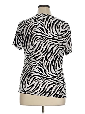 JM Collection Short Sleeve Top (view 2)