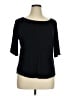 Apt. 9 Black 3/4 Sleeve T-Shirt Size XL - photo 1