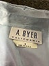 A. Byer Metallic Blue Silver Long Sleeve Blouse Size S - photo 7