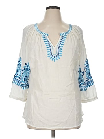 Talbots 3/4 Sleeve Blouse (view 1)
