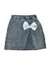 Unbranded 100% Polyester Blue Denim Skirt Size 6 - photo 1