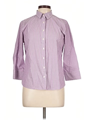 Lands' End 3/4 Sleeve Button-Down Shirt (view 1)