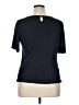 Talbots Outlet Black Short Sleeve Top Size 1X Petite - photo 2