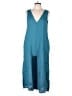 Cynthia Rowley Solid Teal Jumpsuit Size L - photo 1