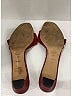Prada 100% Leather Red Vintage Leather Kitten Heels Size EU 40 - photo 8