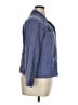 Chico's Design Tweed Blue 3/4 Sleeve Button-Down Shirt Size XL - photo 4