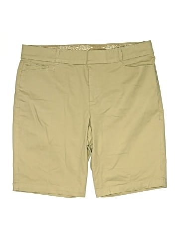 Gloria Vanderbilt Khaki Shorts (view 1)
