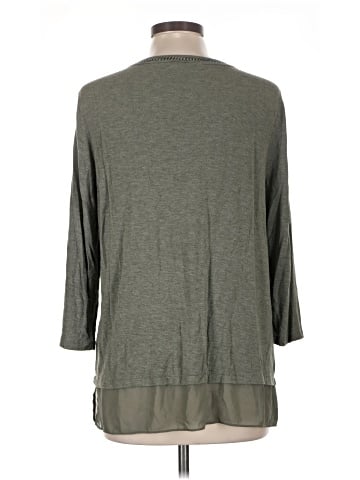 Rose + Olive 3/4 Sleeve Top (view 2)