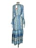 Zara Paisley Blue Casual Dress Size S - photo 2