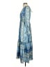 Zara Paisley Blue Casual Dress Size S - photo 5