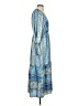 Zara Paisley Blue Casual Dress Size S - photo 4