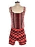 White House Black Market Paisley Red Romper Size 2 - photo 2