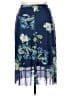One World Paisley Blue Casual Skirt Size XL - photo 2