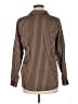 Chico's 100% Cotton Stripes Brown Blazer Size M - photo 2