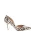 J.Crew Animal Print Ivory Heels Size 8 1/2 - photo 1
