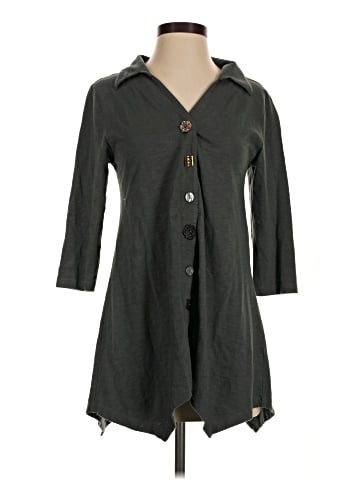 Soft Surroundings 3/4 Sleeve Button-Down Shirt (view 1)
