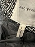 Avec Les Filles 100% Polyester Tweed Gray Coat Size S - photo 7