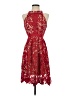 Francesca's 100% Polyester Red Cocktail Dress Size XS - photo 1