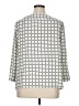 dalia 100% Polyester Ivory Silver 3/4 Sleeve Blouse Size XL - photo 2