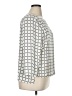 dalia 100% Polyester Ivory Silver 3/4 Sleeve Blouse Size XL - photo 4