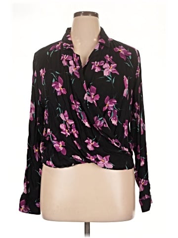 Free Press 3/4 Sleeve Blouse (view 1)