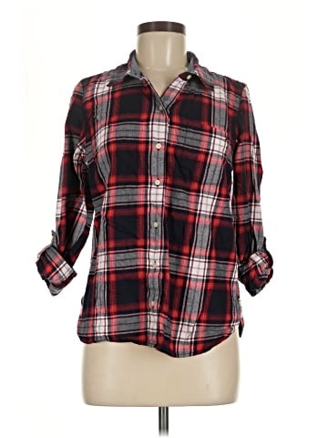 Tommy Hilfiger 3/4 Sleeve Button-Down Shirt (view 1)