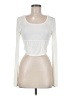 Very J Ivory Long Sleeve Top Size M - photo 1