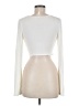 Very J Ivory Long Sleeve Top Size M - photo 2