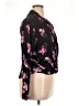 Free Press 100% Rayon Floral Black 3/4 Sleeve Blouse Size XL - photo 4