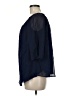 Travel Elements 100% Polyester Blue 3/4 Sleeve Blouse Size M - photo 5