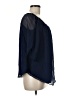 Travel Elements 100% Polyester Blue 3/4 Sleeve Blouse Size M - photo 4