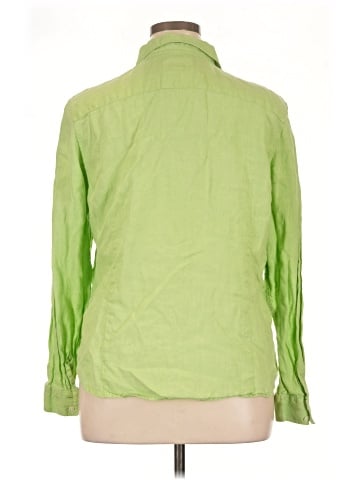 Talbots 3/4 Sleeve Button-Down Shirt (view 2)
