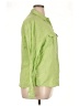 Talbots 100% Linen Green 3/4 Sleeve Button-Down Shirt Size XL - photo 4