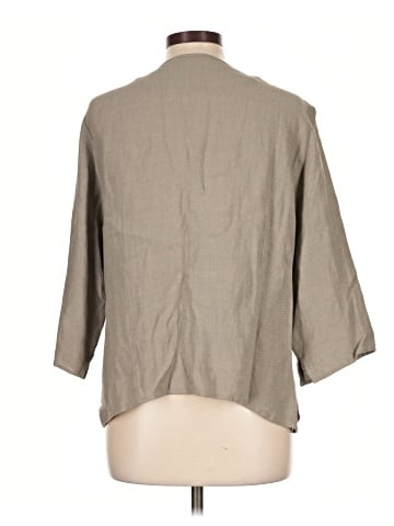 Eileen Fisher 3/4 Sleeve Button-Down Shirt (view 2)