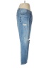 CAbi 100% Cotton Hearts Blue Jeans Size 4 - photo 4
