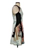Mossimo Graphic Blue Cocktail Dress Size XS - photo 4