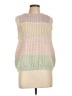 Vero Moda 100% Polyester Color Block Pink Sweater Vest Size L - photo 1