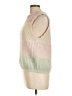 Vero Moda 100% Polyester Color Block Pink Sweater Vest Size L - photo 5