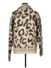 Aqua Animal Print Tan Pullover Sweater Size XL - photo 2