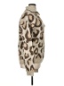 Aqua Animal Print Tan Pullover Sweater Size XL - photo 4