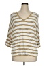 Max Studio Gold 3/4 Sleeve T-Shirt Size XL - photo 1