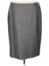 Escada Chevron-herringbone Gray Formal Skirt Size EU 42 / US 12 - photo 1