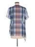 Opening Ceremony 100% Polyester Blue Short Sleeve Blouse Size 8 - photo 2