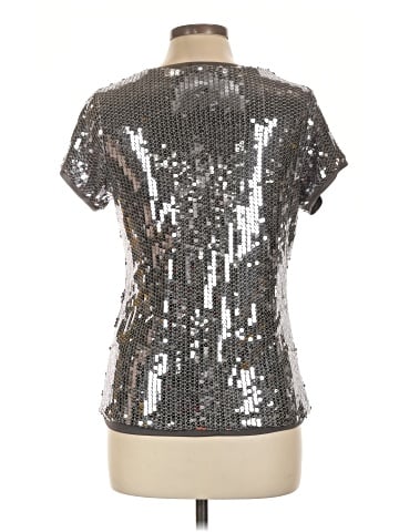 August Silk Short Sleeve Top (view 2)