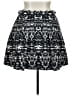 J.Crew 100% Polyester Graphic Black Casual Skirt Size 14 - photo 2