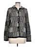 Christopher & Banks 100% Cotton Houndstooth Gray Jacket Size L - photo 1