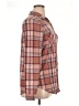 Como Vintage Plaid Brown Long Sleeve Blouse Size XL - photo 4
